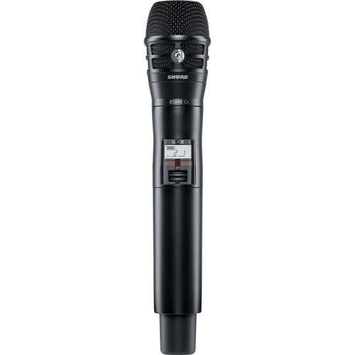 Shure QLXD2/KSM8 Digital Handheld Wireless Microphone Transmitter with KSM8 Capsule (H50: 534 to 598 MHz)
