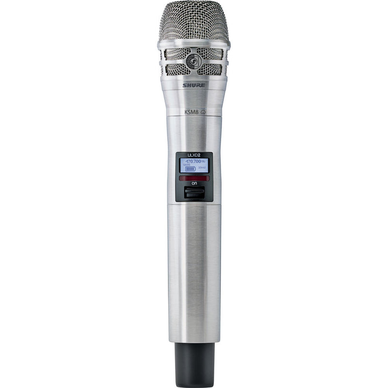 Shure ULXD2/K8N Digital Handheld Wireless Microphone Transmitter with KSM8 Capsule (G50: 470 to 534 MHz)