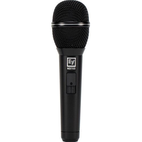 Electro-Voice ND76S Dynamic Cardioid Vocal Microphone with Mute/Unmute Switch F.01U.314.722