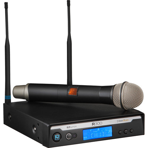 Electro-Voice R300-HD Wireless Handheld Microphone System (C: 516 to 532 MHz) F.01U.306.180