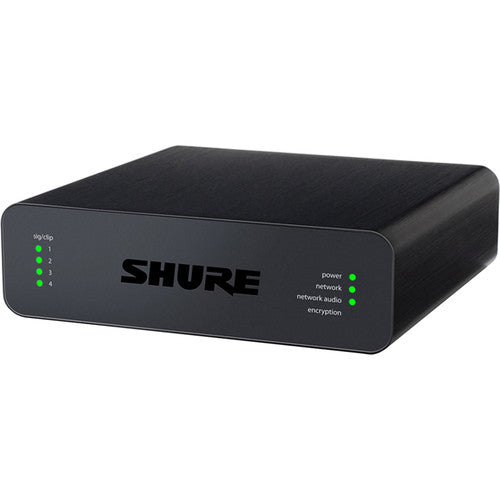 Shure Microflex Advance 4-Channel Dante Mic/Line Audio Network Interface Unit (Block Inputs)