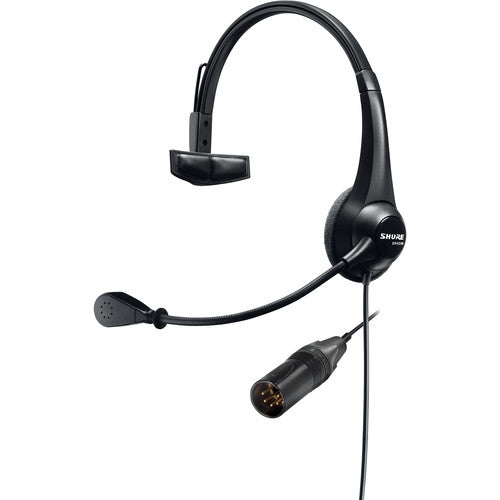 Shure BRH31M-NXLR4M Lightweight Single-Sided Broadcast Headset with Neutrik 4-Pin XLR-M Cable