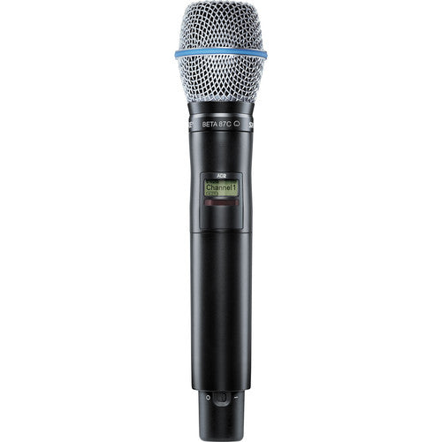 Shure AD2/87C Digital Handheld Wireless Microphone Transmitter with Beta 87C Capsule (G57: 470 to 616 MHz)