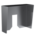 Pedestal Pro 1512HOO-BUT-001-304 15x12 Stainless Hood - ButterflyMX 11.6" Surface Video Intercom
