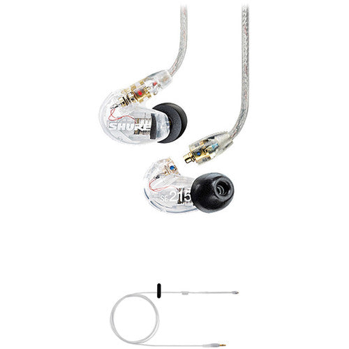 Shure SE215 Sound-Isolating Stereo Earphones Kit with EAC-IFB Coiled IFB Earphone Cable