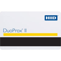 HID 1536LGGMN DuoProx II 1536 Printable Composite Proximity Card, Programmed, Glossy Front and Back, Slot Dots Back, Mat