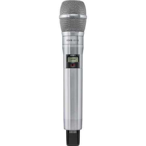 Shure ADX2FD/K9HSN Digital Handheld Wireless Microphone Transmitter with KSM9HS Capsule (G57: 470 to 616 MHz, Nickel)