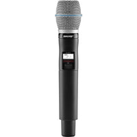 Shure QLXD2/B87A Digital Handheld Wireless Microphone Transmitter with Beta 87A Capsule (J50A: 572 to 608 + 614 to 616 MHz)