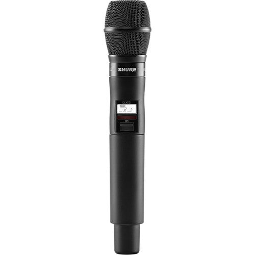 Shure QLXD2/KSM9HS Digital Handheld Wireless Microphone Transmitter with KSM9HS Capsule (J50A: 572 to 608 + 614 to 616 MHz)