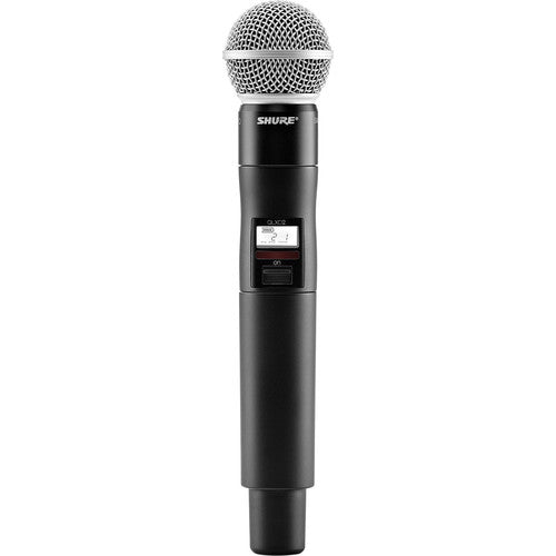 Shure QLXD2/SM58 Digital Handheld Wireless Microphone Transmitter with SM58 Capsule (J50A: 572 to 608 + 614 to 616 MHz)