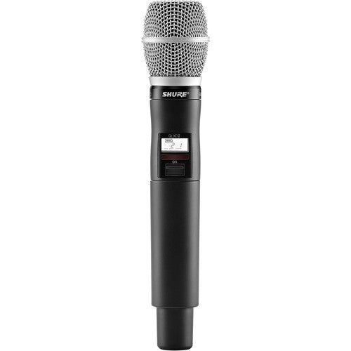 Shure QLXD2/SM86 Digital Handheld Wireless Microphone Transmitter with SM86 Capsule (J50A: 572 to 608 + 614 to 616 MHz)