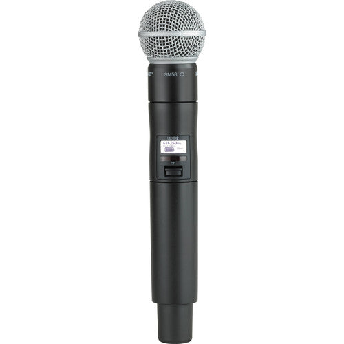 Shure ULX-D Digital Wireless Combo Microphone Kit with SM58 Capsule & MX150 Lavalier (J50A: 572 to 608 + 614 to 616 MHz)