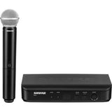 Shure BLX24/PG58 Wireless Handheld Microphone System with PG58 Capsule and Bag Kit (H9: 512 to 542 MHz)
