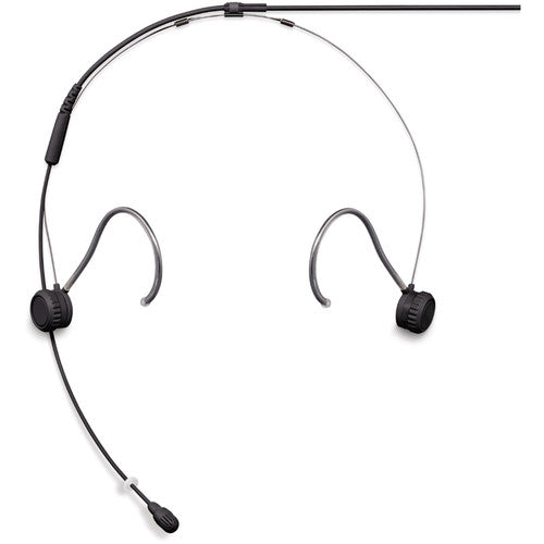 Shure TwinPlex TH53 Omnidirectional Headset Microphone (Pigtail, Black)