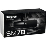 Shure SM7B Vocal Microphone Kit with Cloudlifter and Cables (2-Person)