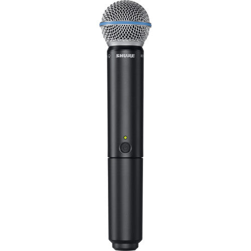 Shure BLX288/B58 Dual-Channel Wireless Handheld Microphone System with Beta 58A Capsules (H10: 542 to 572 MHz)