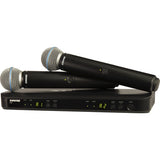 Shure BLX288/B58 Dual-Channel Wireless Handheld Microphone System with Beta 58A Capsules (H10: 542 to 572 MHz)