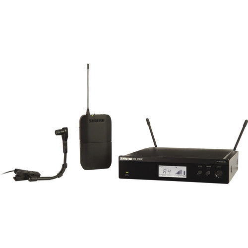 Shure BLX14R/B98 Rackmount Wireless Cardioid Instrument Microphone System (J11: 596 to 616 MHz)
