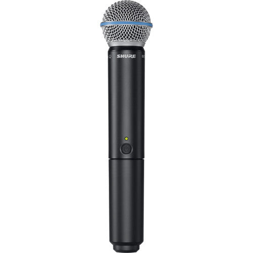 Shure BLX2/B58 Handheld Wireless Microphone Transmitter with Beta 58A Capsule (J11: 596 to 616 MHz)