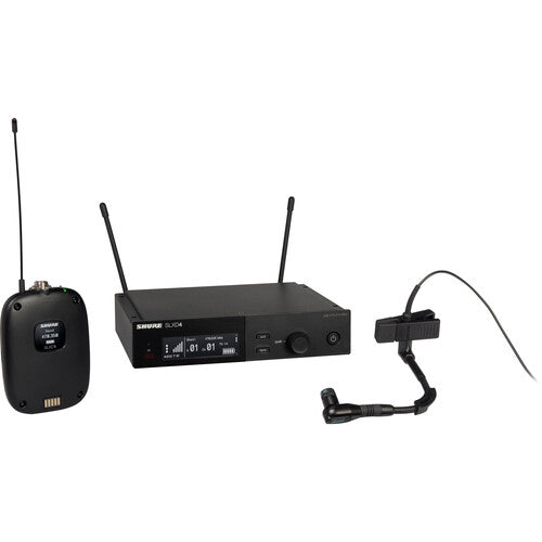 Shure SLXD14/98H Digital Wireless Cardioid Instrument Microphone System (H55: 514 to 558 MHz)