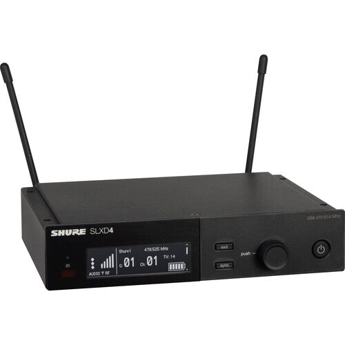 Shure SLXD14/98H Digital Wireless Cardioid Instrument Microphone System (H55: 514 to 558 MHz)