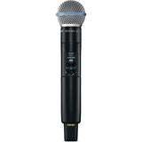 Shure SLXD24/B58 Digital Wireless Handheld Microphone System with Beta 58A Capsule (J52: 558 to 602 + 614 to 616 MHz)