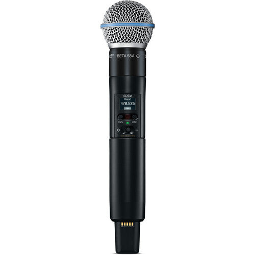 Shure SLXD24/B58 Digital Wireless Handheld Microphone System with Beta 58A Capsule (G58: 470 to 514 MHz)