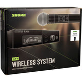 Shure SLXD24/K8B Digital Wireless Handheld Microphone System with KSM8 Capsule (J52: 558 to 602 + 614 to 616 MHz, Black)