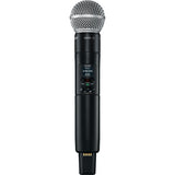 Shure SLXD24/SM58 Digital Wireless Handheld Microphone System with SM58 Capsule (J52: 558 to 602 + 614 to 616 MHz)