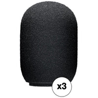 Shure A7WS Broadcast-Style Windscreen for SM7, SM7A, and SM7B (3 Pack)