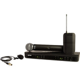Shure BLX1288/W85 Dual-Channel Wireless Combo Lavalier & Handheld Microphone System (H10: 542 to 572 MHz)