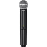 Shure BLX1288/MX153 Dual-Channel Wireless Combo Earset & Handheld Microphone System (H9: 512 to 542 MHz)