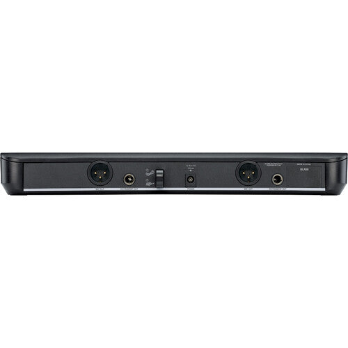 Shure BLX1288/MX153 Dual-Channel Wireless Combo Earset & Handheld Microphone System (J11: 596 to 616 MHz)