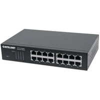 Intellinet IES-16GD 16-Port Gigabit Switch, Energy Efficient, 19" Rackmount