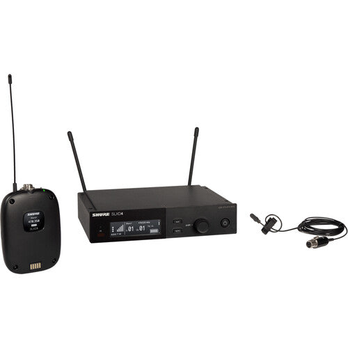 Shure SLXD14/DL4B Digital Wireless DuraPlex Omni Lavalier Microphone System (G58: 470 to 514 MHz)