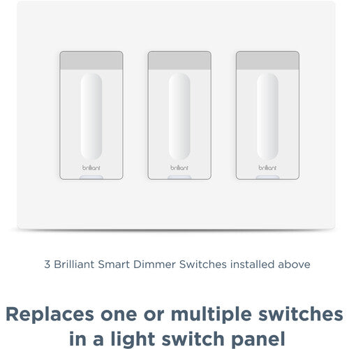 IN STOCK! BRILLIANT SMART DIMMER SWITCH BHS120US-GR1 (Gray)