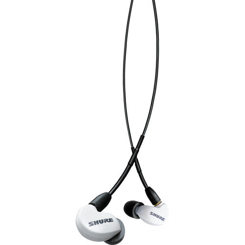 Shure SE215 Sound-Isolating In-Ear Stereo Earphones with RMCE-UNI Remote Mic Universal Cable (White)