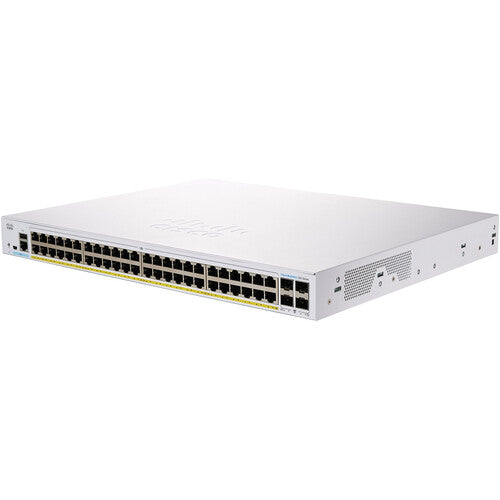 Cisco Business CBS350-48P-4X 48-Port Gigabit PoE+ Compliant Managed Network Switch with SFP+ (370W)