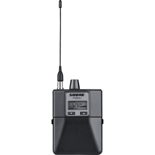 Shure P9RA+ Wireless Bodypack Receiver for PSM 900 In-Ear Personal Monitoring System (H21: 542 to 578 MHz)