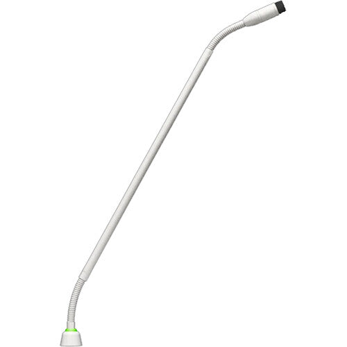 Shure MX415 15" Dualflex Gooseneck Mic with No Capsule, No Preamp, and 2-Color LED Ring on Bottom (White)