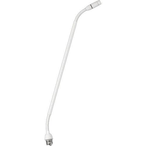 Shure MX415 15" Gooseneck Mic with No Capsule, No Preamp, and Red LED Ring on Top (White)