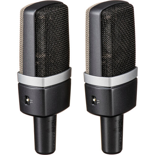 AKG 3185X00110 C214MP Large-Diaphragm Cardioid Condenser Microphone (Matched Pair)