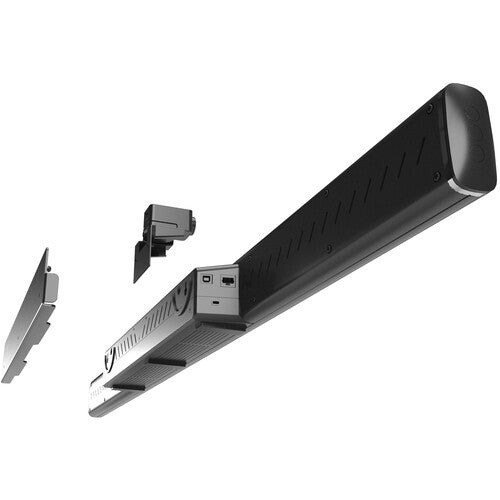 Shure Stem Wall Beamforming Microphone Array and Speaker System for Conferencing (Black)