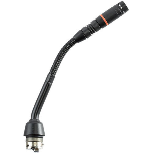 Shure MX405 5" Shock-Mounted Gooseneck Mic with Supercardioid Capsule, No Preamp, and Red LED Ring on Top (Black)