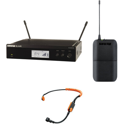Shure BLX14R/SM31 Rackmount Wireless Cardioid Fitness Headset Microphone Kit (H11: 572 to 596 MHz)