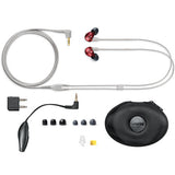 Shure SE535 Sound-Isolating In-Ear Stereo Headphones with 3.5mm Audio Cable (Special-Edition Red)
