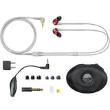 Shure SE535 Sound-Isolating In-Ear Stereo Headphones with 3.5mm Audio Cable (Special-Edition Red)