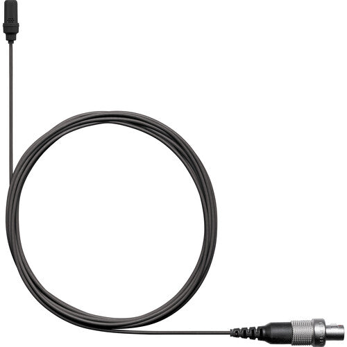 Shure UL4 UniPlex Cardioid Subminiature Lavalier Microphone for Bodypack Transmitter (Black, 3-Pin LEMO)