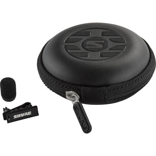 Shure UL4 UniPlex Cardioid Subminiature Lavalier Microphone for Bodypack Transmitter (Black, 3-Pin LEMO)