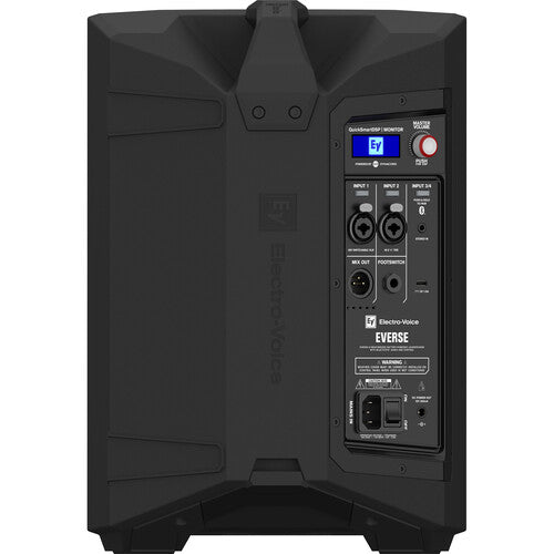 Electro-Voice EVERSE 8 Weatherized Battery-Powered Loudspeaker with Bluetooth Audio and Control (Black) F.01U.399.423